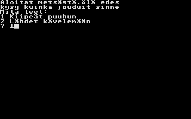 Pöljän Taistelu II atari screenshot